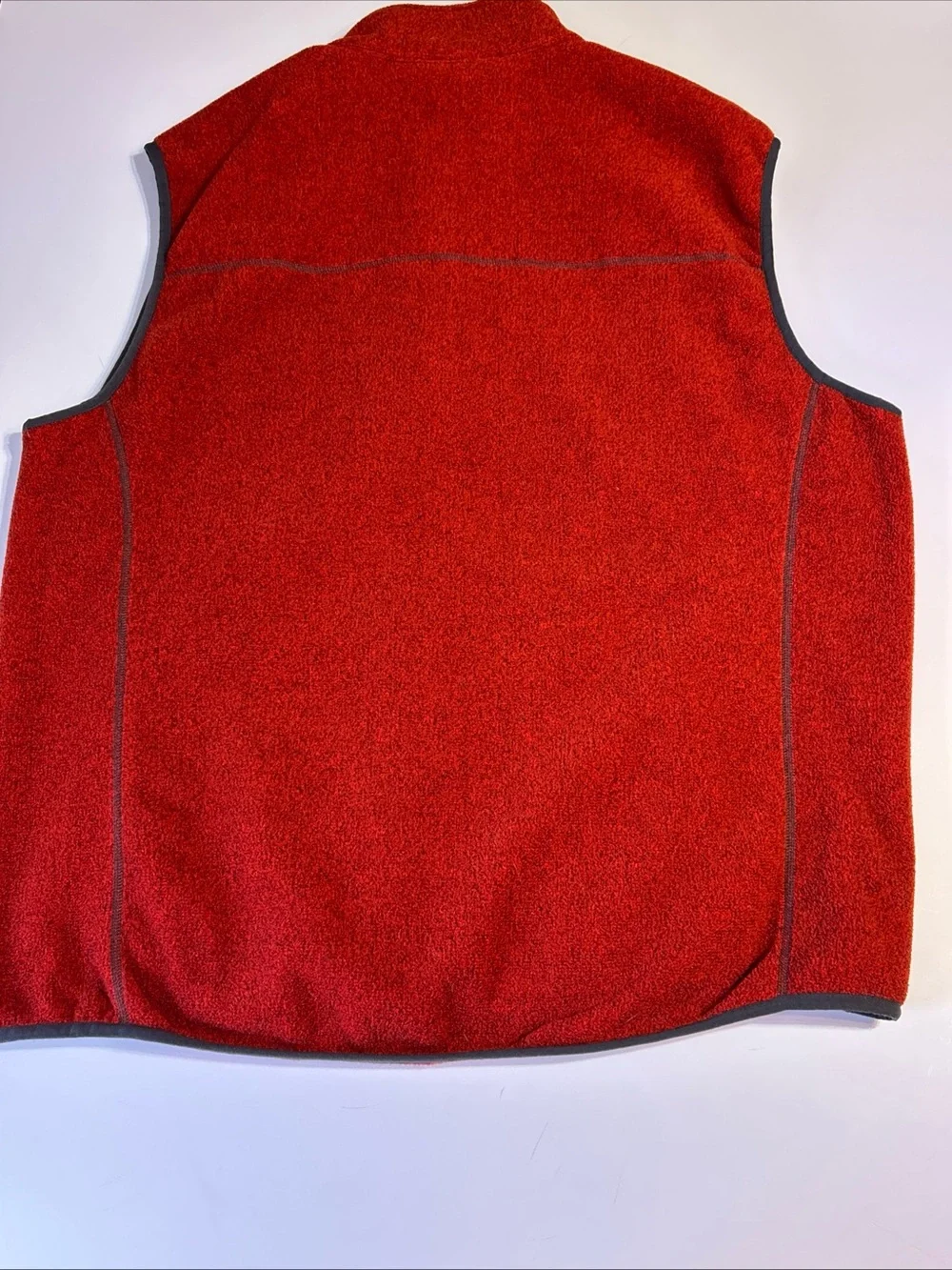 Duluth Trading Company Fleece Vest With Pockets Full Zip Mens XL Travel Layer